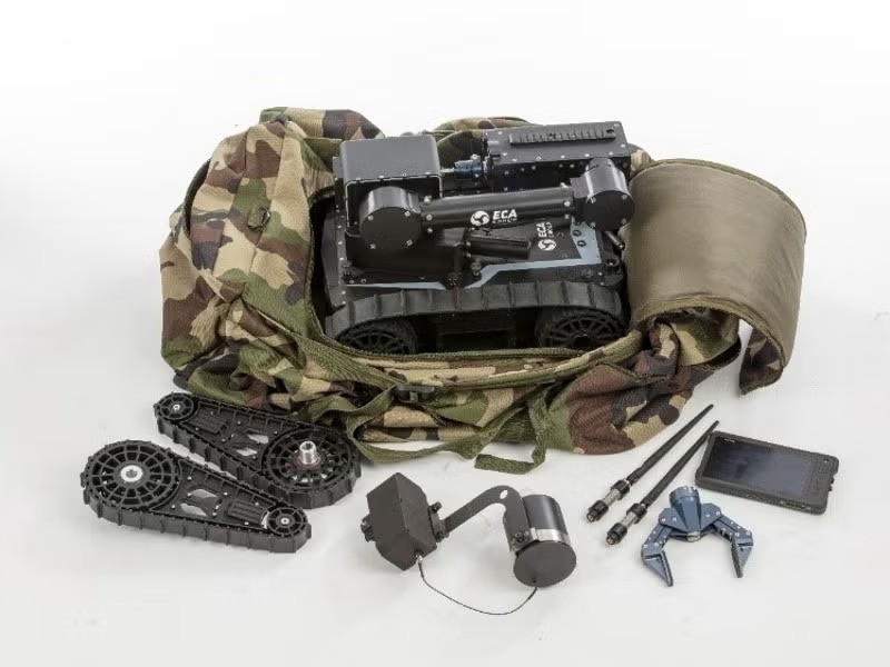 Cameleon LG E French Tracked Unmanned Ground Vehicle (UGV) (D)